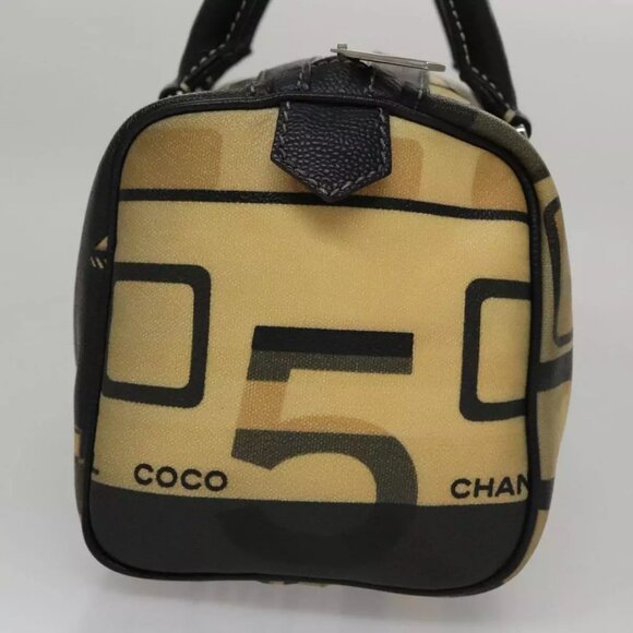 CHANEL Central Station Hand Bag PVC Beige CC Auth - Picture 11 of 16